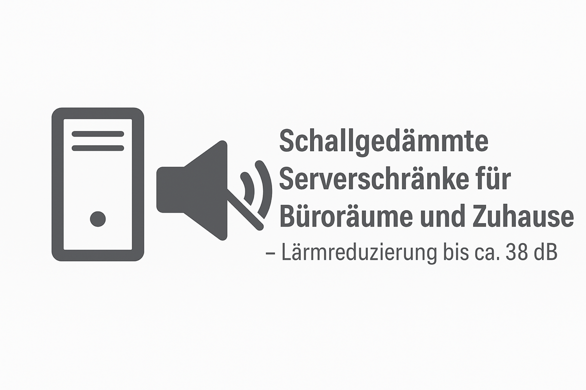 Leise Schallgedämmte Serverschränke