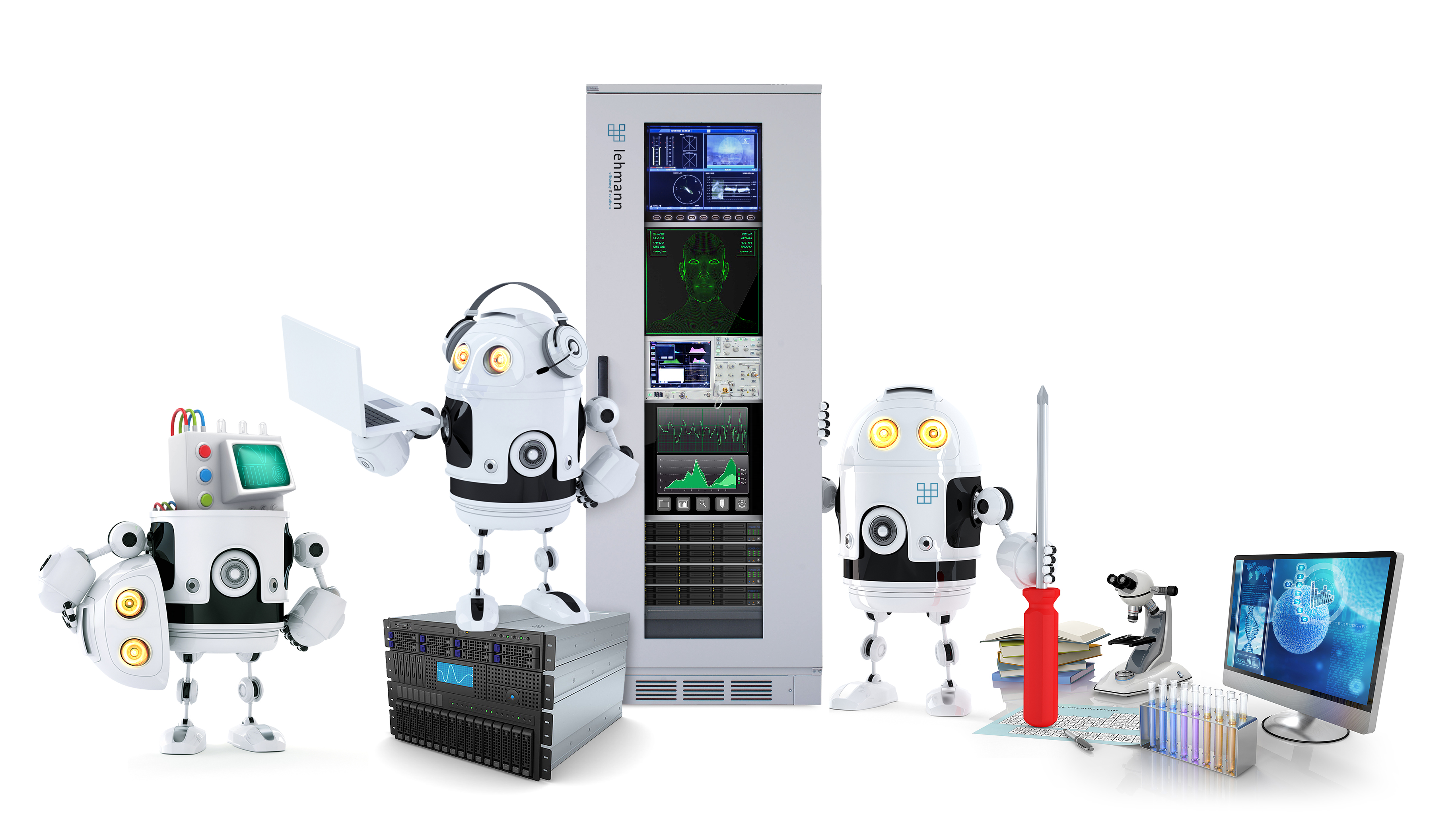 Elektronikschrank mit Kabeleinlass