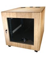 Soundex 19" Studio Rack Akustik, 12 HE, Eiche hell