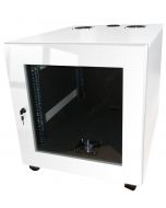 Soundex 19" Studio Rack Akustik, 12 HE, weiss