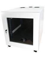 Soundex 19" Studio Rack Akustik, 12 HE, weiss matt