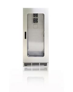 19" DS CAB Akustik 12 HE, 600x900x700, Material Edelstahl VA 1.4301, vorne geschlossen