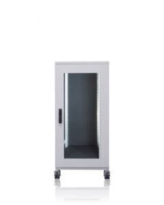 19" Akustikschrank 25 HE, 600x600x1300, vorne geschlossen