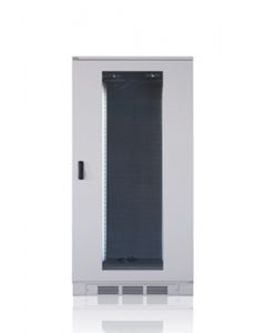 19" Akustikschrank 34 HE, 800x800x1700, vorne geschlossen