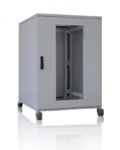19" Schrank 25 HE, 1000x1000x1300, aktiv belüftet, seitlich
