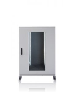 19" Akustikschrank 25 HE, 1000x1000x1300, vorne geschlossen