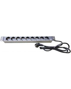 19" Steckdosenleiste 9-fach