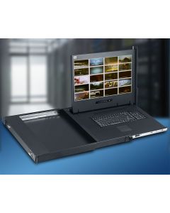 KVM Rack Drawer • 21" Widescreen LCD